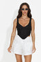 Women's white short pants Average Bogas