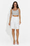 Silvioma Bogas White Short Women's Trousers