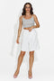 Short femme blanc Sileya Bogas