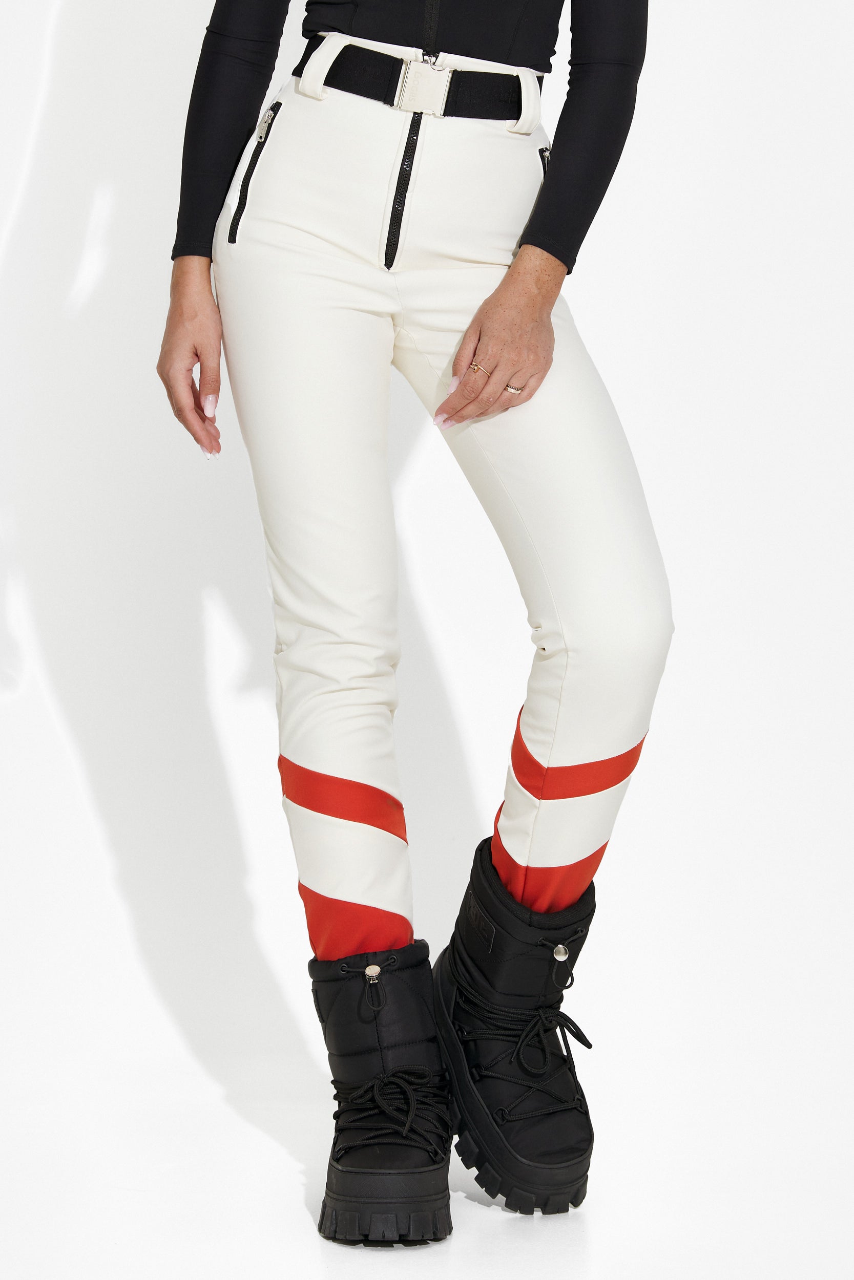 Bogas Ski Bekleidung Skihose Damen in Beige "Lorya"