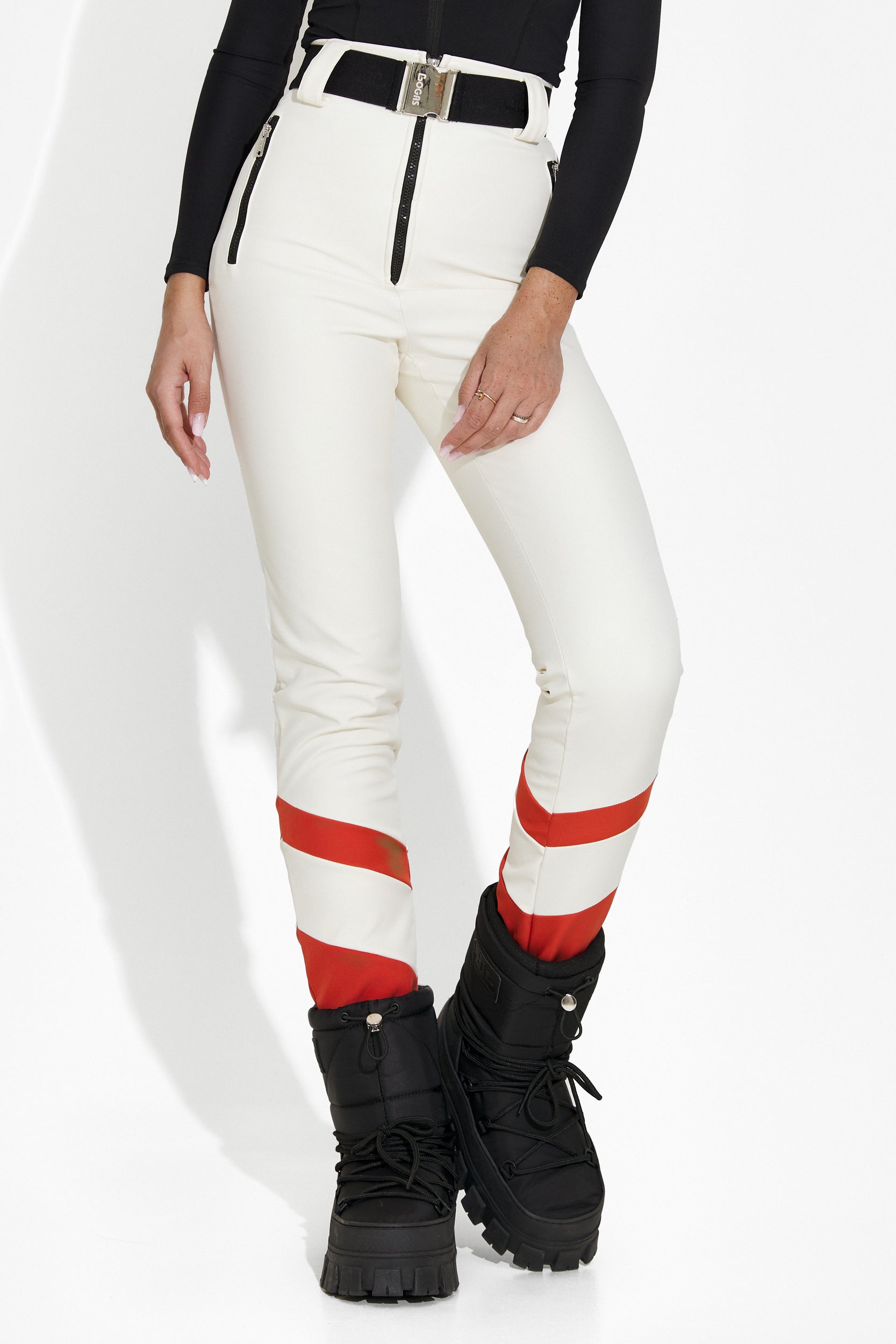 Bogas Ski Bekleidung Skihose Damen in Beige "Lorya"