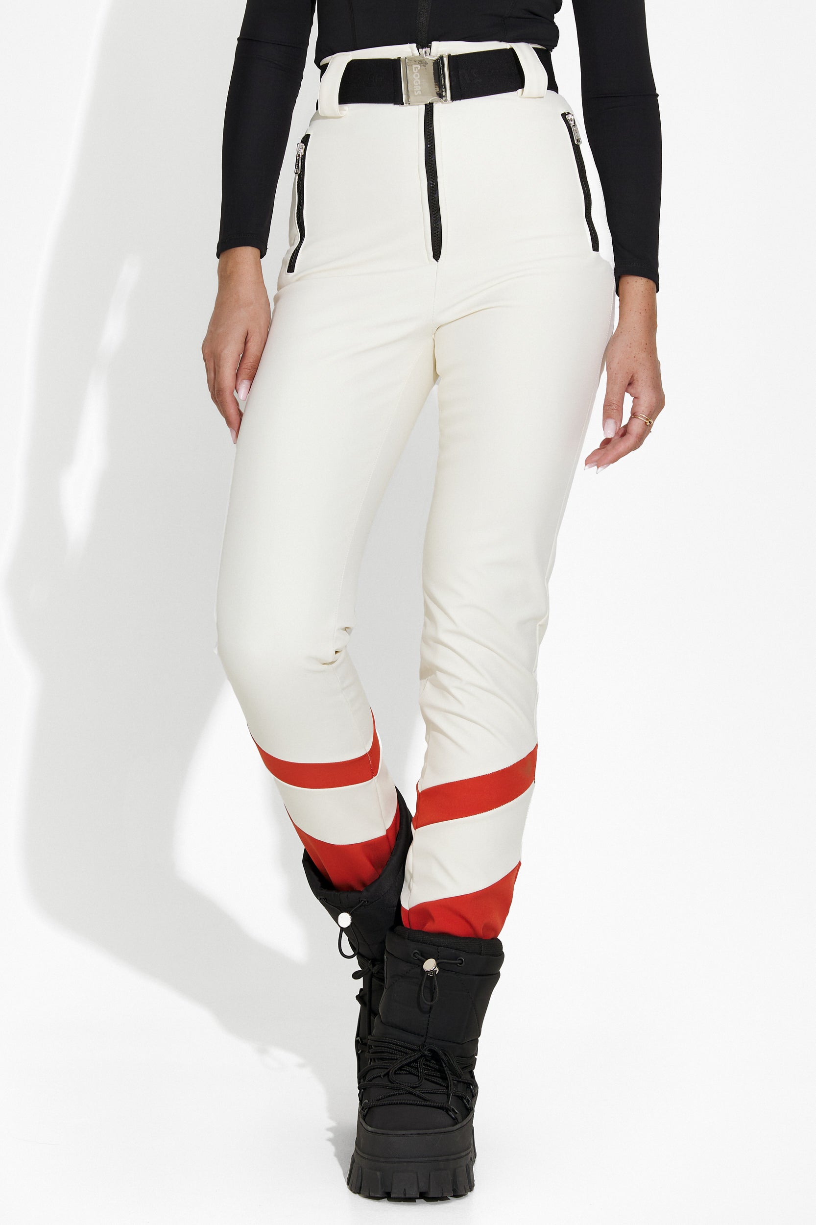 Bogas Ski Bekleidung Skihose Damen in Beige "Lorya"