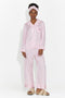 Lange rosa Stelia Bogas Damenpyjamas