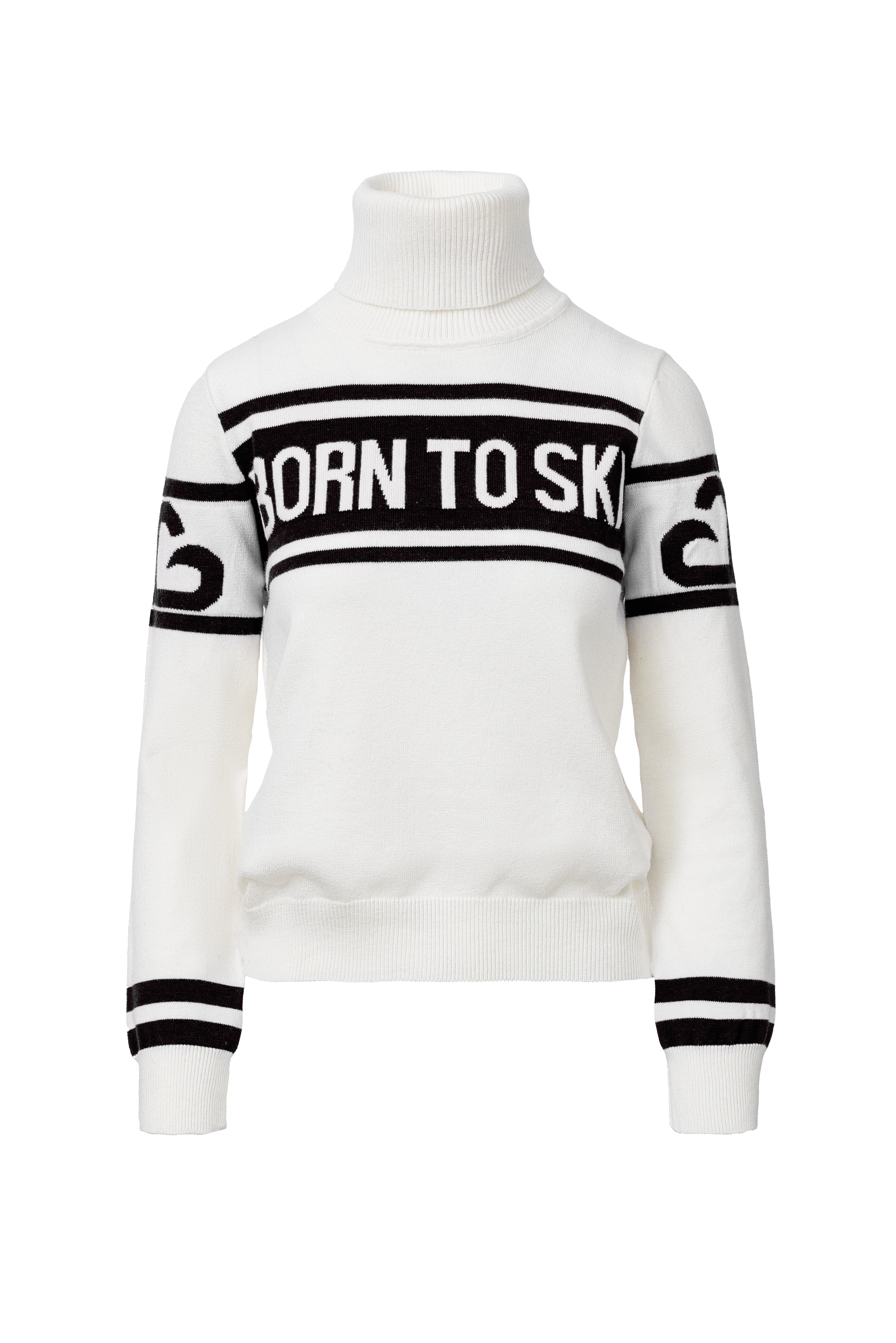 Jasnira Bogas White Women's Ski Sweater