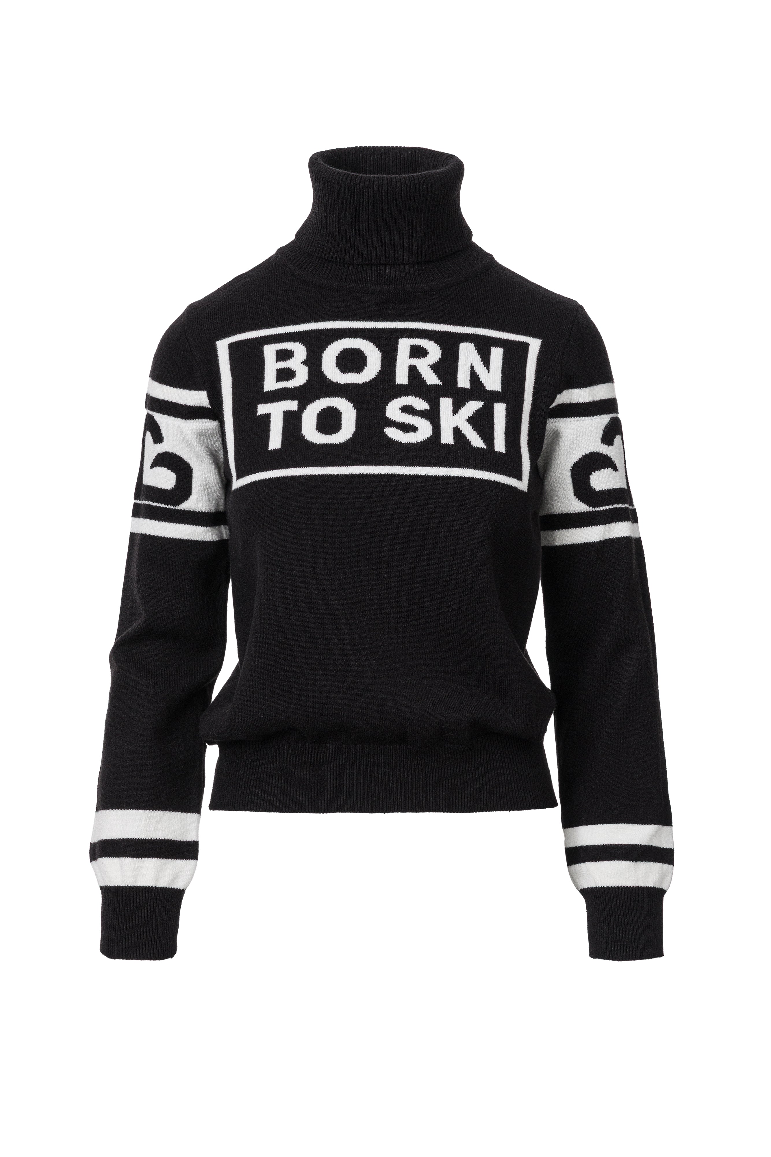 Delyra Bogas Black Women's Ski Sweater