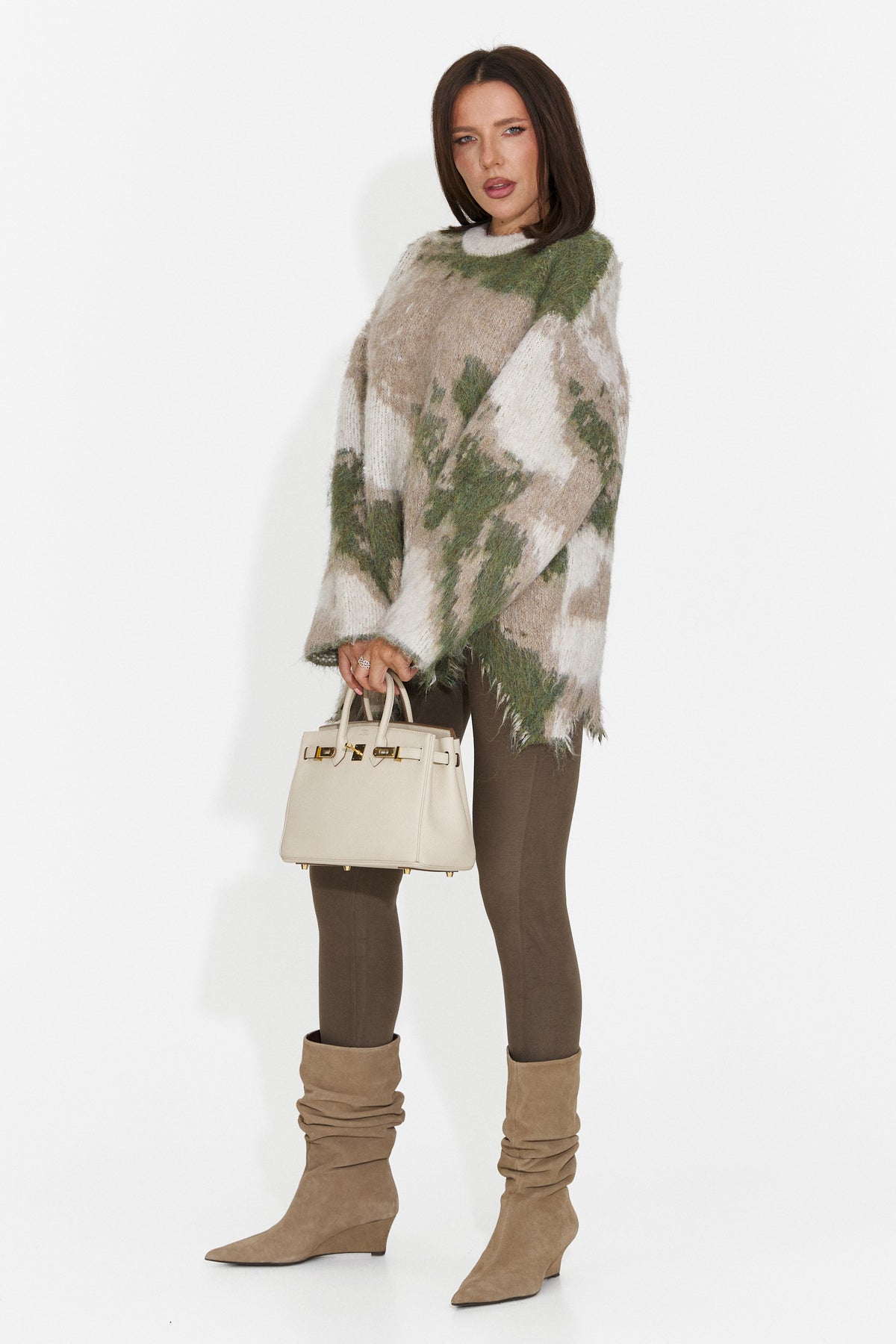 Pulover verde Lasleva Bogas