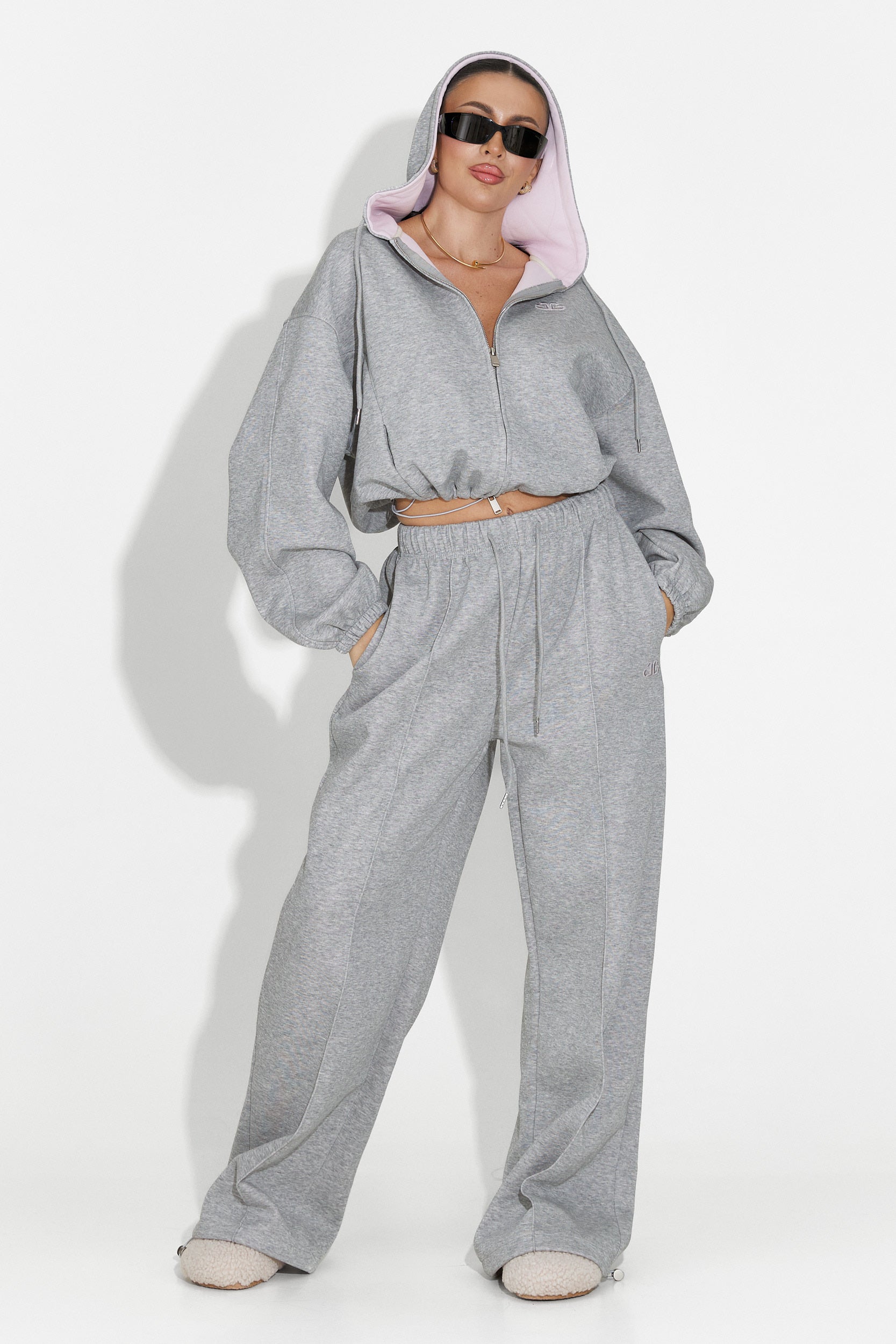 Szary dres damski casual Reica Bogas