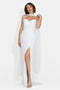 Gretas langes weißes Damenkleid