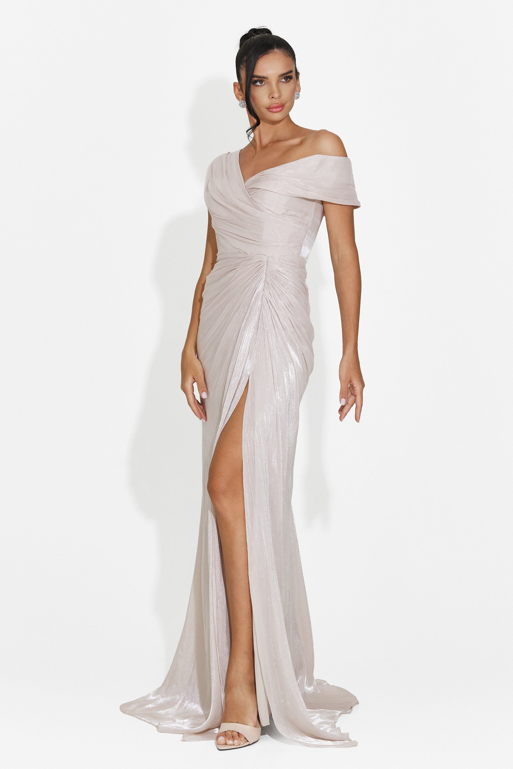 Wagner Bogas Long Beige Ladies Dress