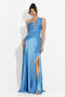 Robe longue bleue pour femme Kamilya Bogas