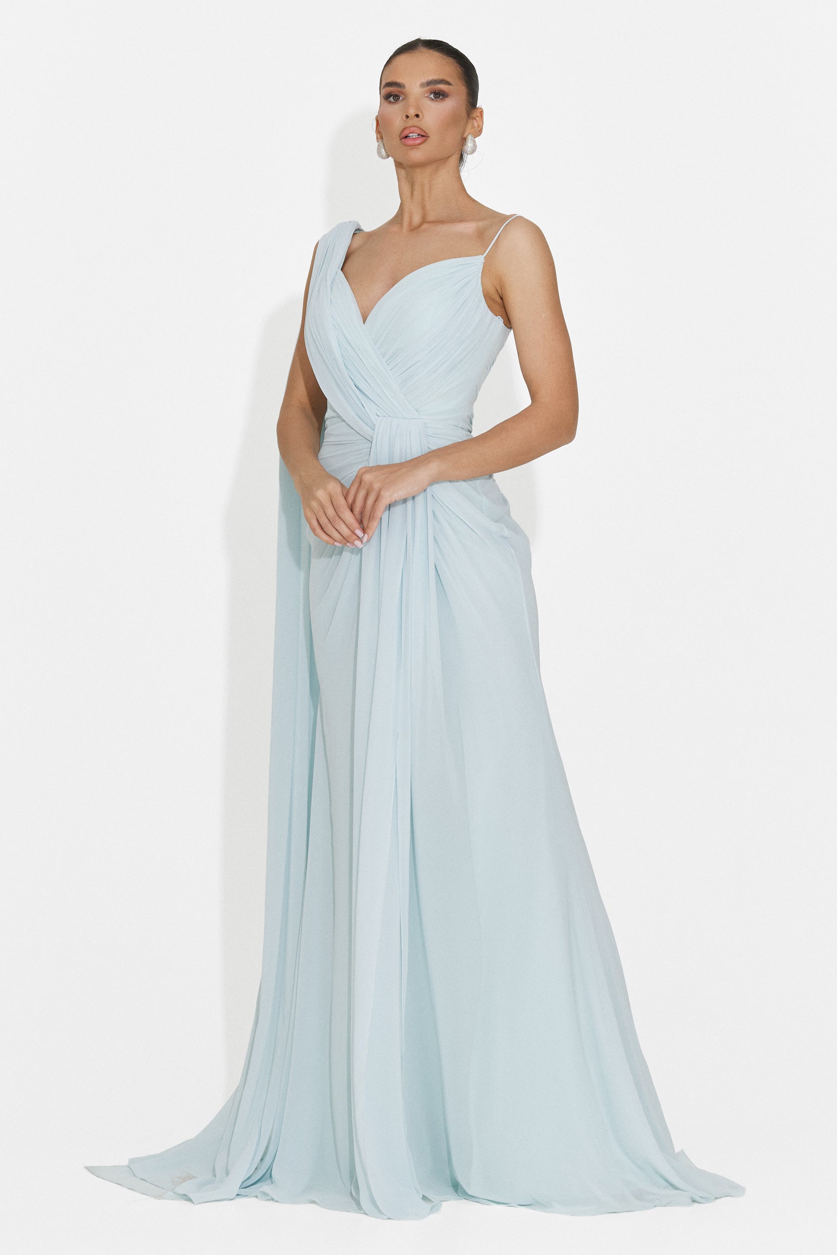 Langes blaues Kleid für Damen Lino Bogas