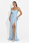 Schmidt Bogas Langes Blaues Damenkleid