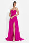 Rochie dama lunga fucsia Anaika Bogas