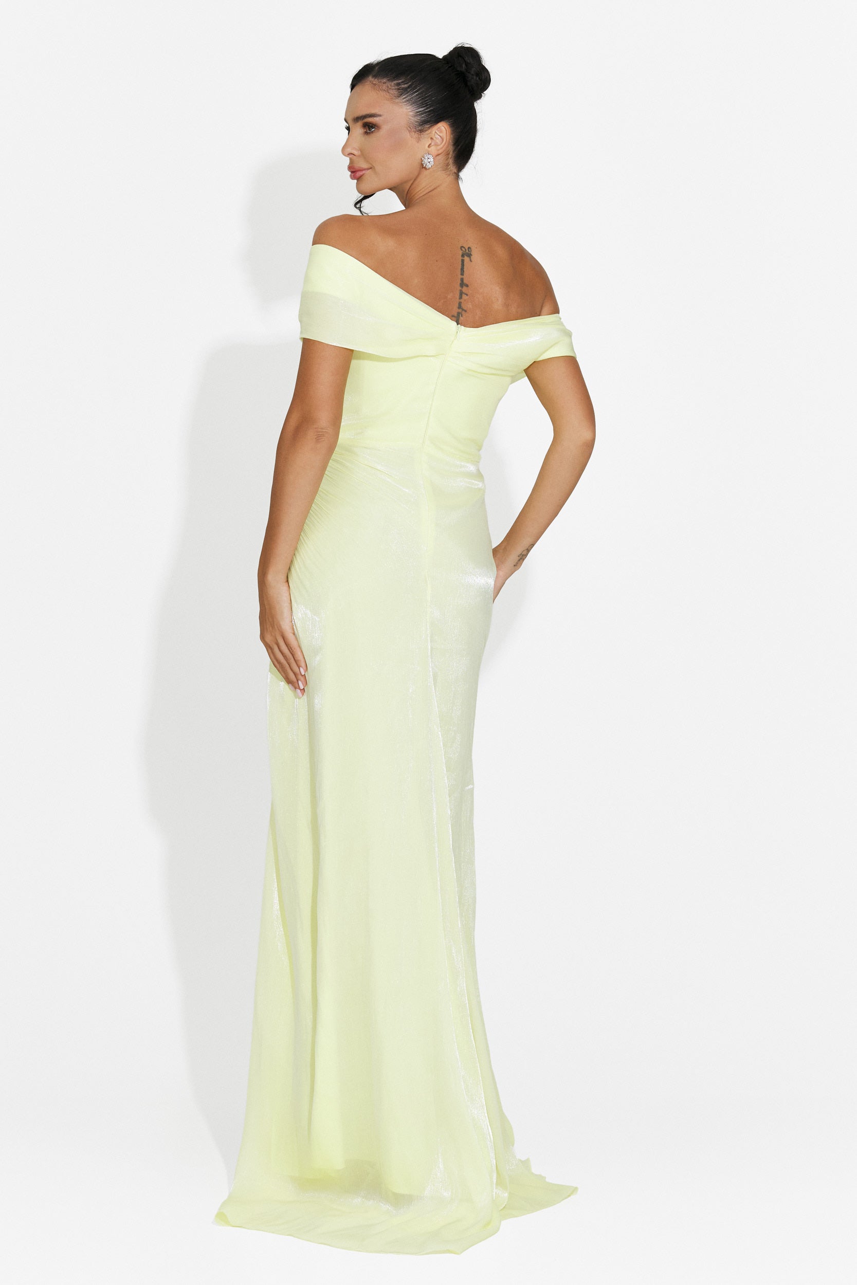 Wagners Bogas Langes Gelbes Damenkleid
