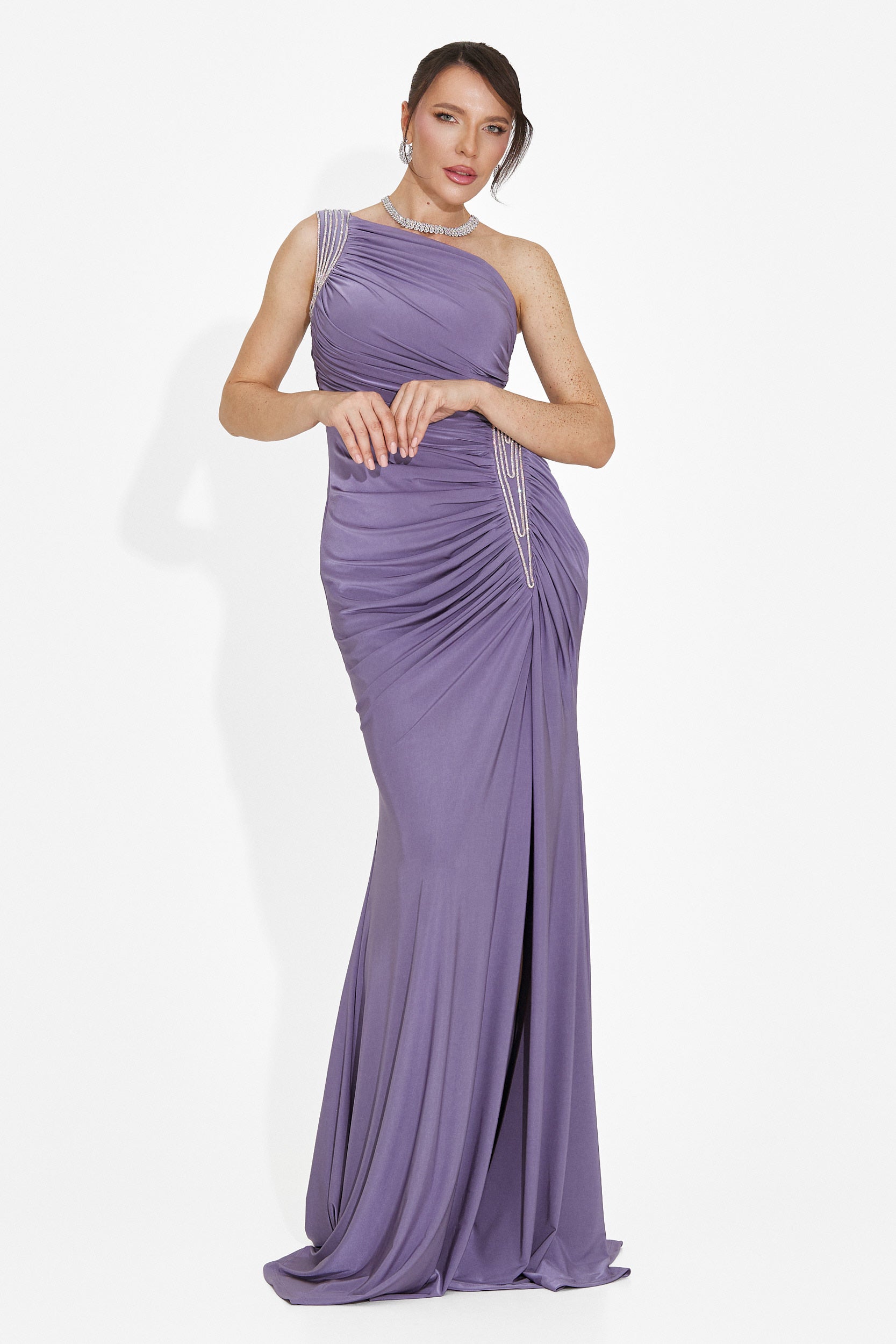 Vestido Largo Lila para Damas de Ferela Bogas