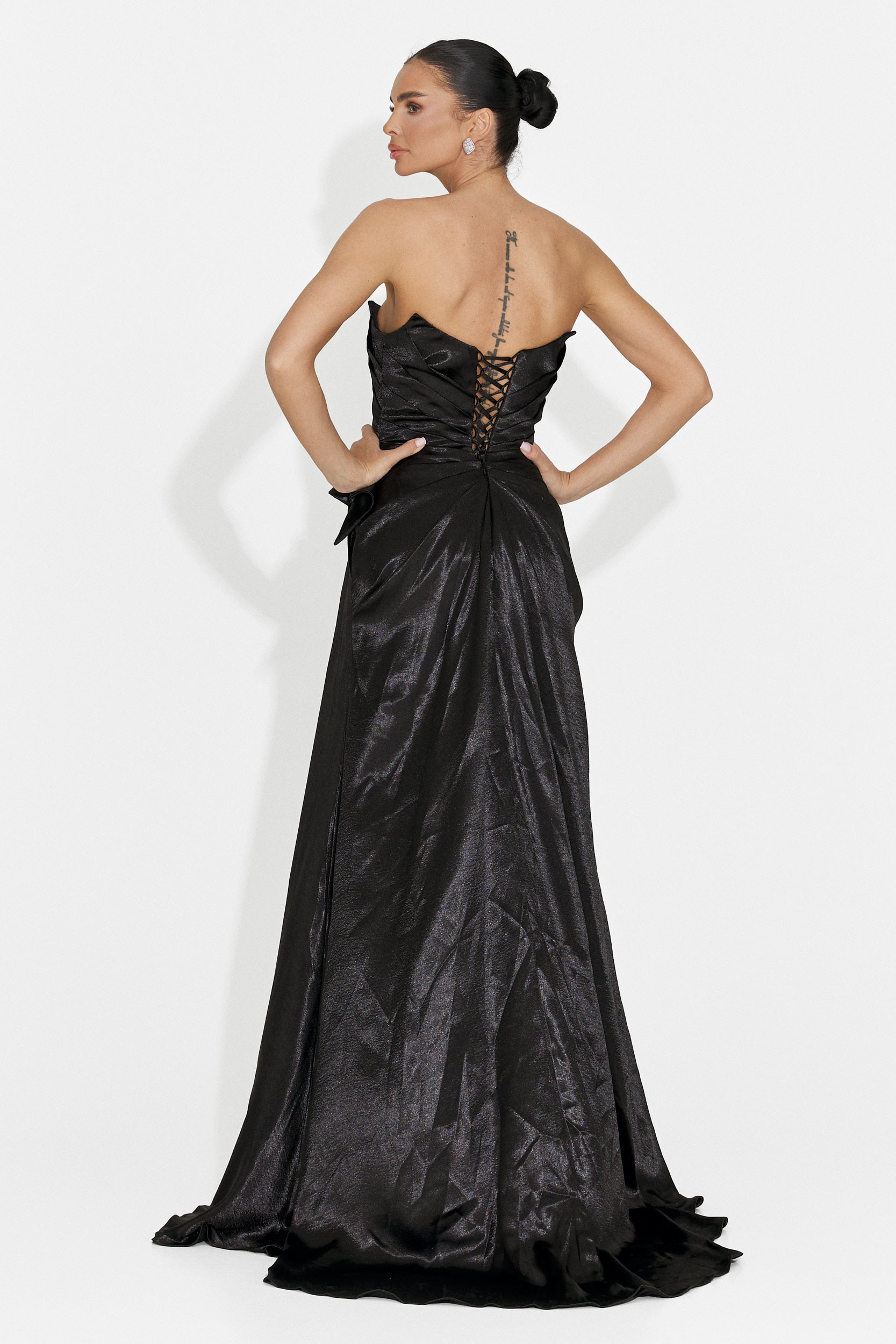 Rochie dama lunga neagra Fischer Bogas