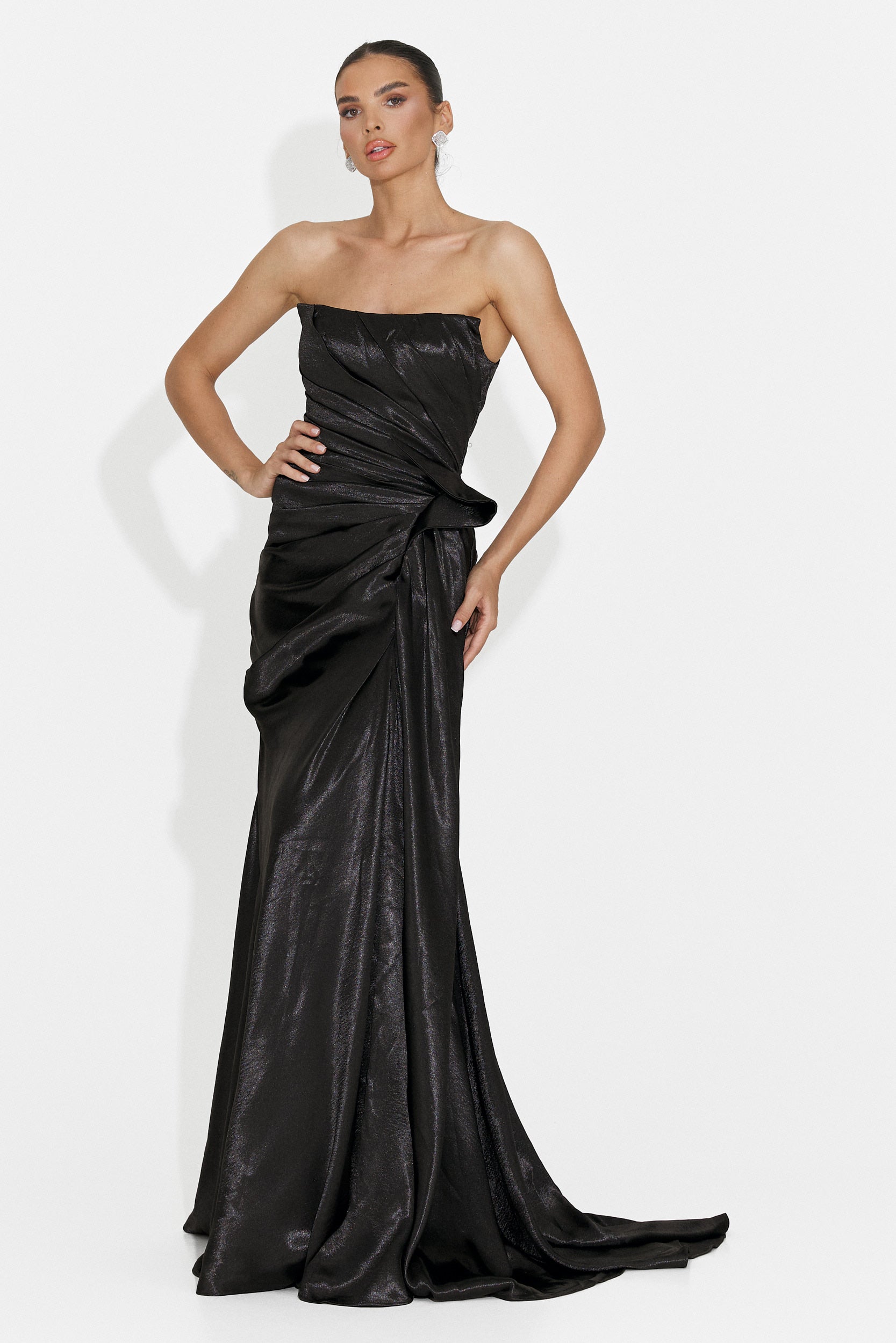Rochie dama lunga neagra Fischer Bogas