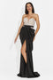 Pagyna Bogas Langes Schwarzes Damenkleid