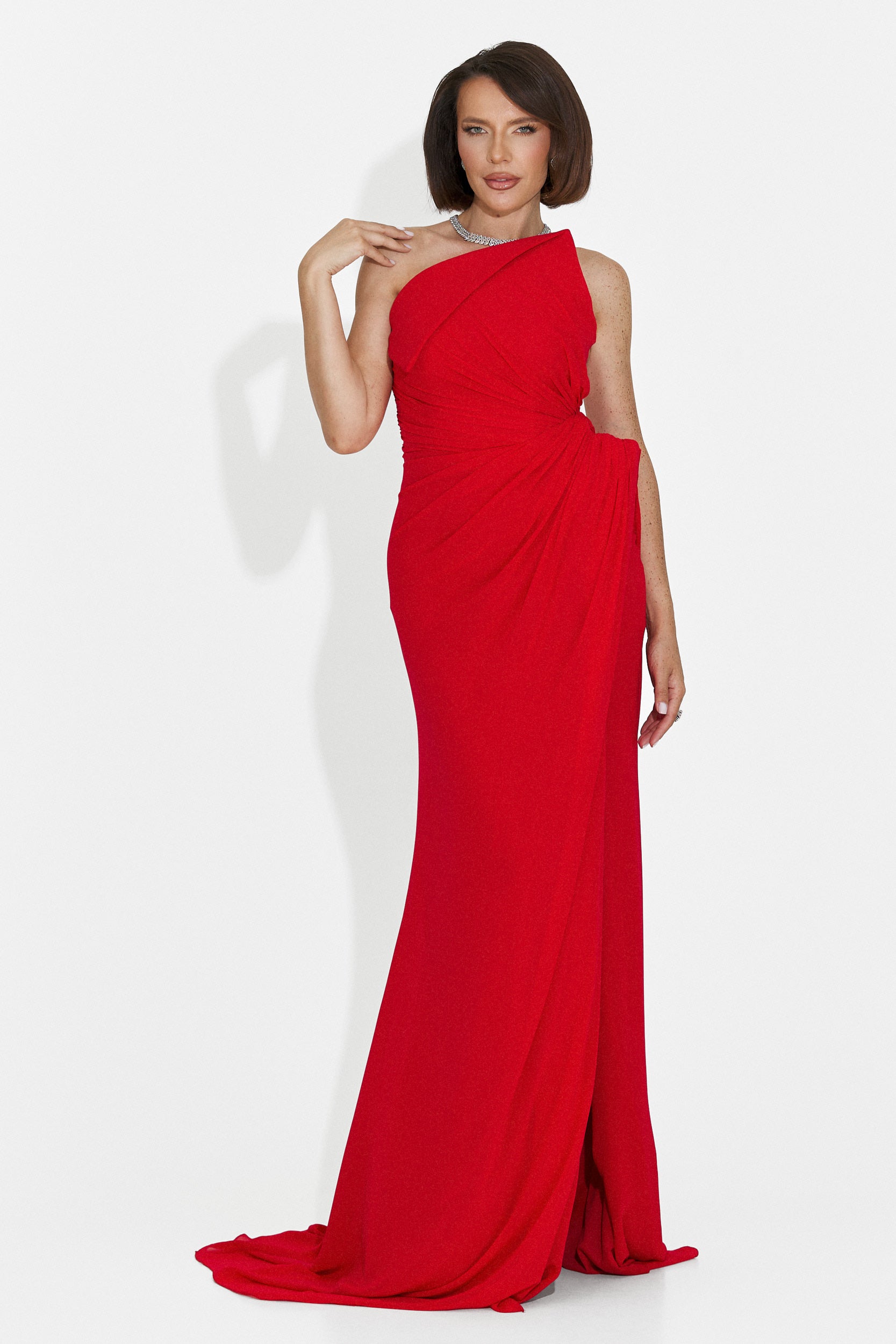 Felinas langes rotes Kleid für Frauen