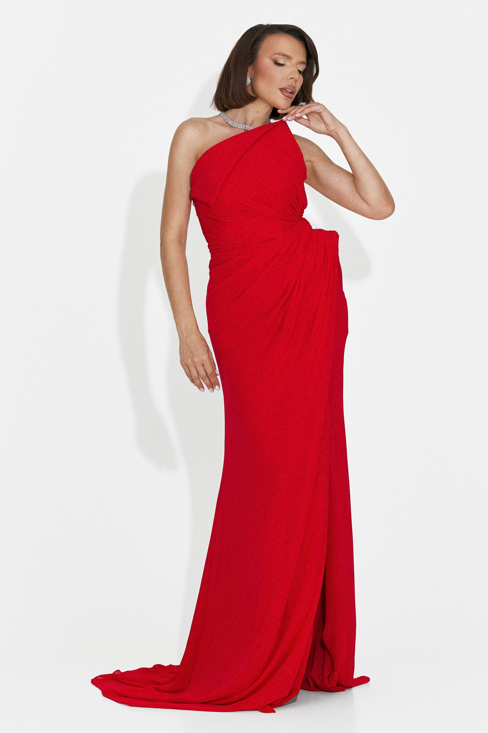 Felinas langes rotes Kleid für Frauen