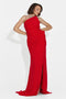 Felinas langes rotes Kleid für Frauen
