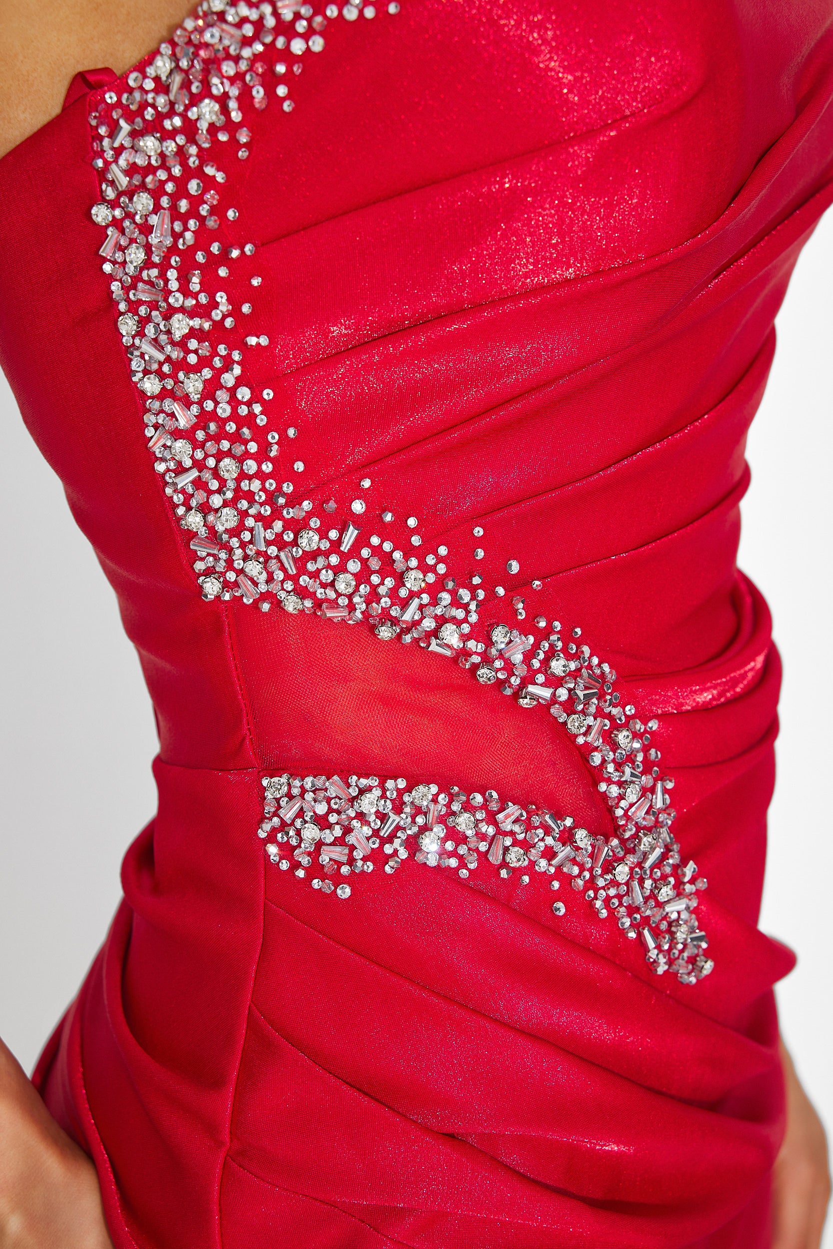 Vestido largo rojo para mujer Vonie Bogas