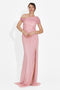 Rochie dama lunga roz Alanea Bogas