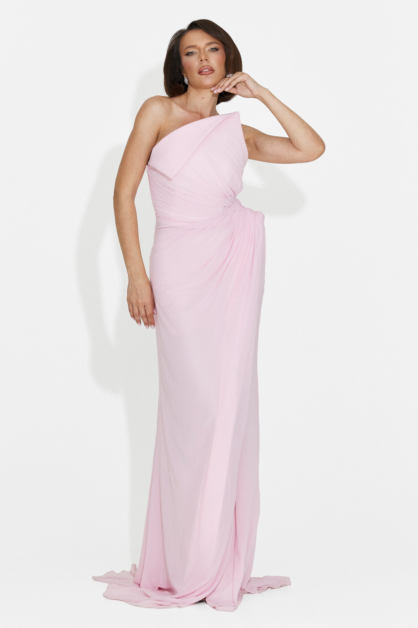 Felina Bogas Langes Rosa Damenkleid