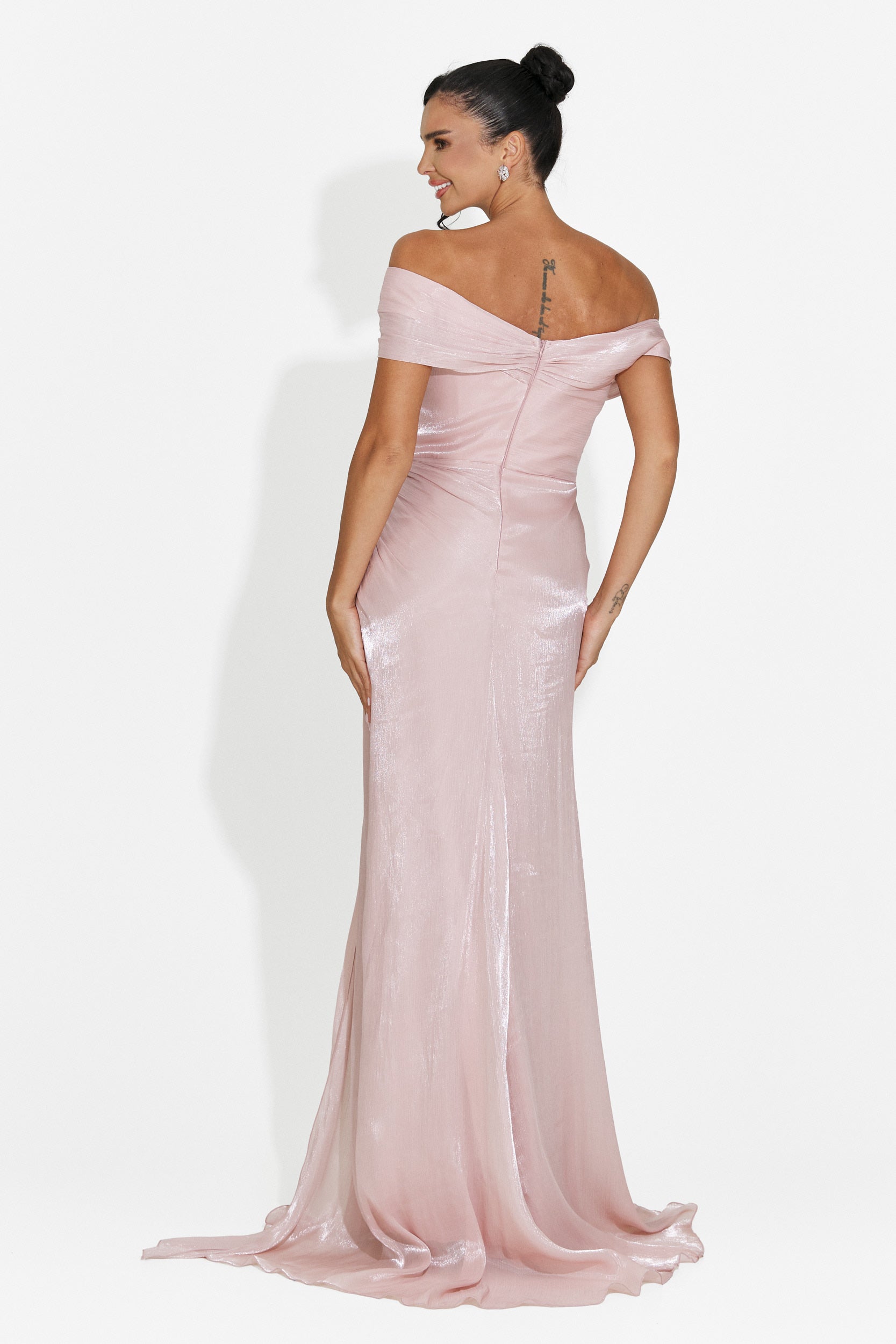 Robe Longue Rose pour Dames de Wagner Bogas