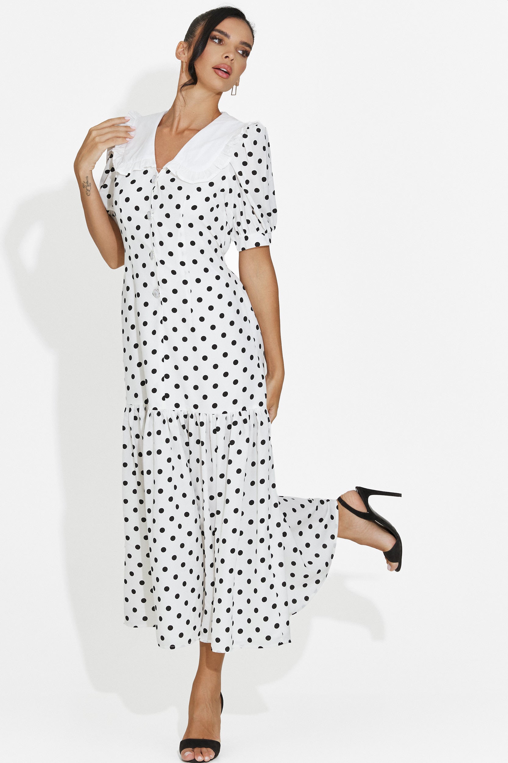 Robe femme midi blanche Anita Bogas
