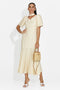 Midi yellow women's dress Antoneia Bogas