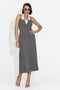 Arasela Bogas Grey Midi Dress for Women