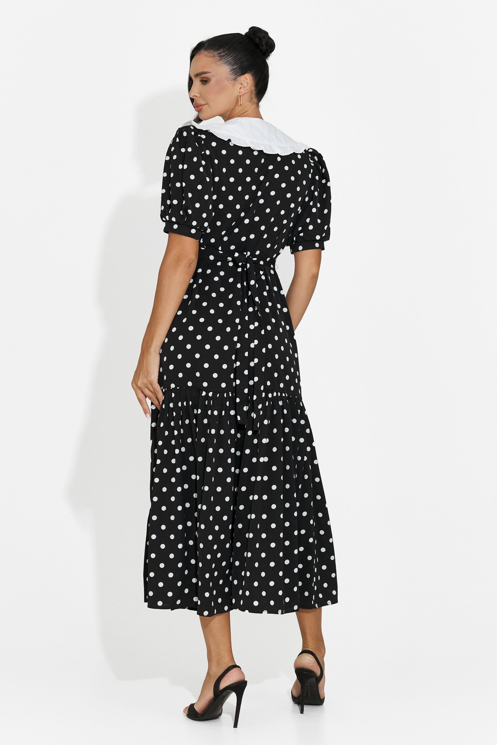 Midi black women's dress Anita Bogas