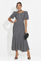 Midi black women's dress Antoneia Bogas