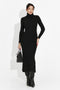 Czarna sukienka damska midi Patrisia Bogas