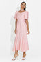Midi pink women's dress Antoneia Bogas
