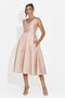 Vestido de mujer midi rosa Ayanda Bogas