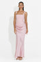 Robe femme midi rose Kaviala Bogas
