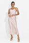 Women's midi pink dress Zimia Bogas