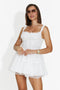 Short white women's dress Anselia Bogas