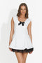 Short white women's dress Avaloria Bogas