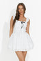 Women's short white dress Champana Bogas