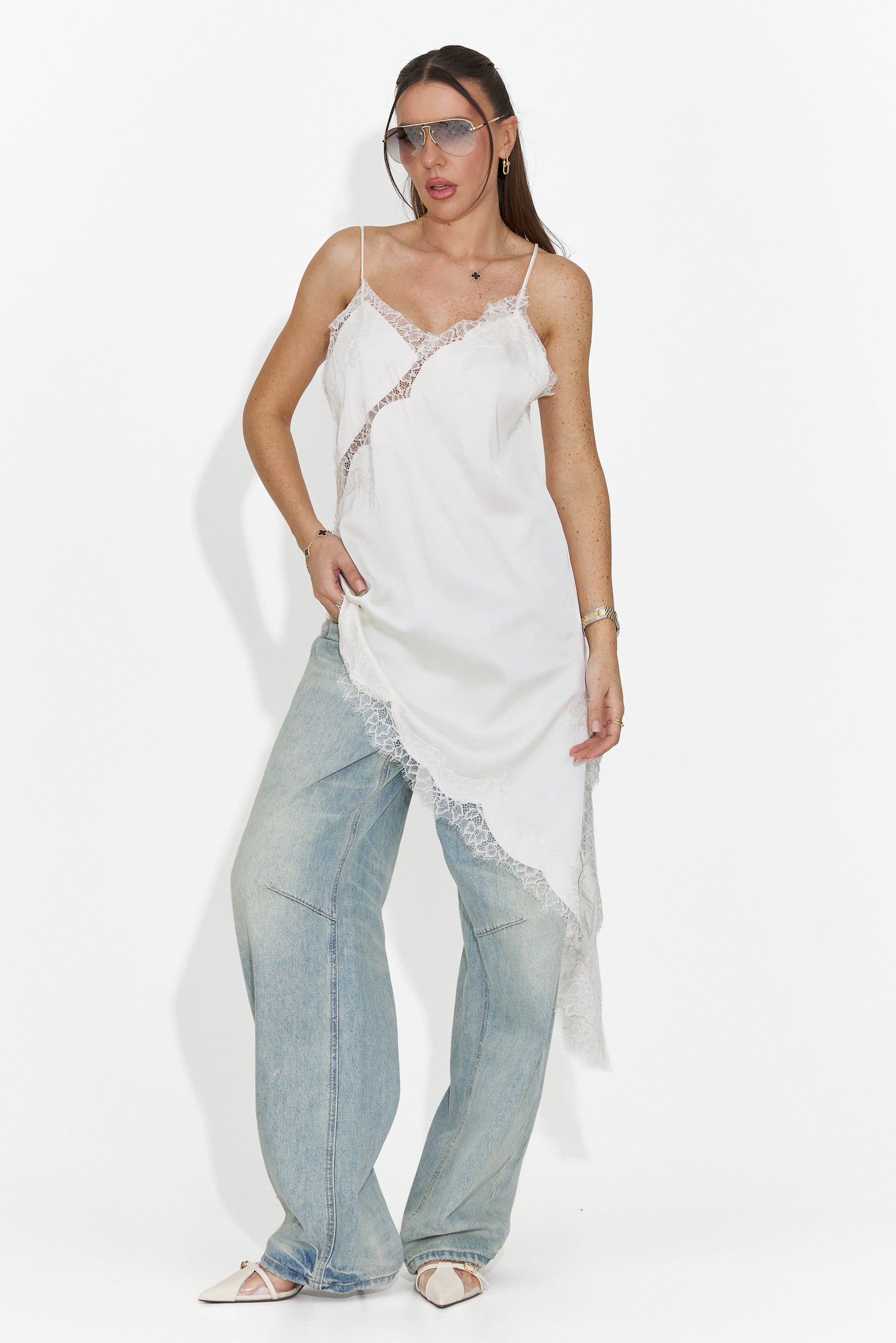 Robe femme courte blanche Francisca Bogas