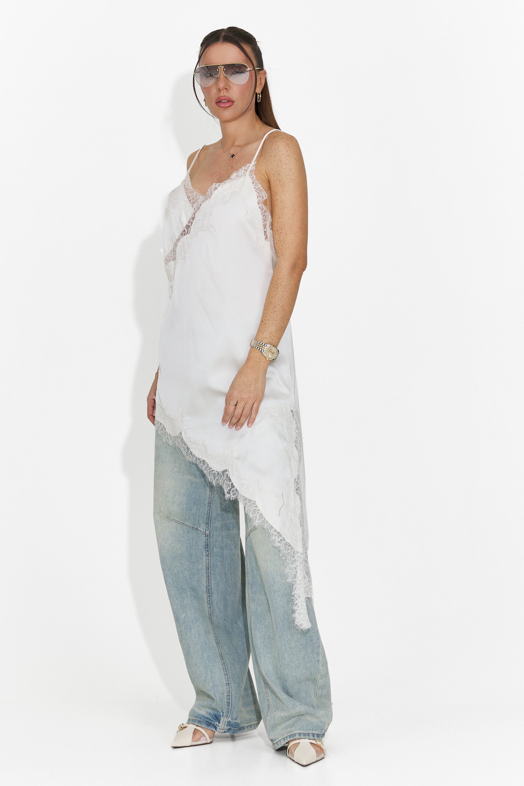 Robe femme courte blanche Francisca Bogas