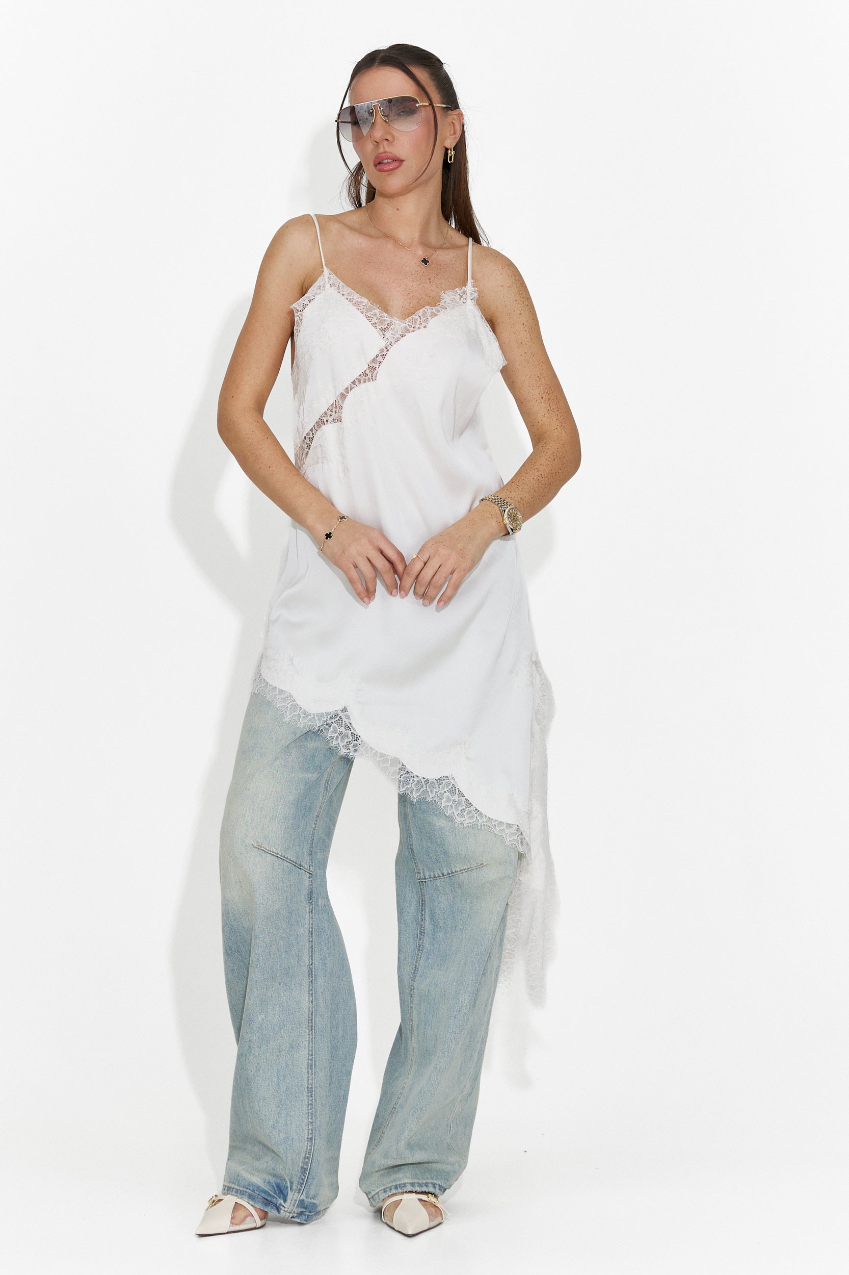 Robe femme courte blanche Francisca Bogas