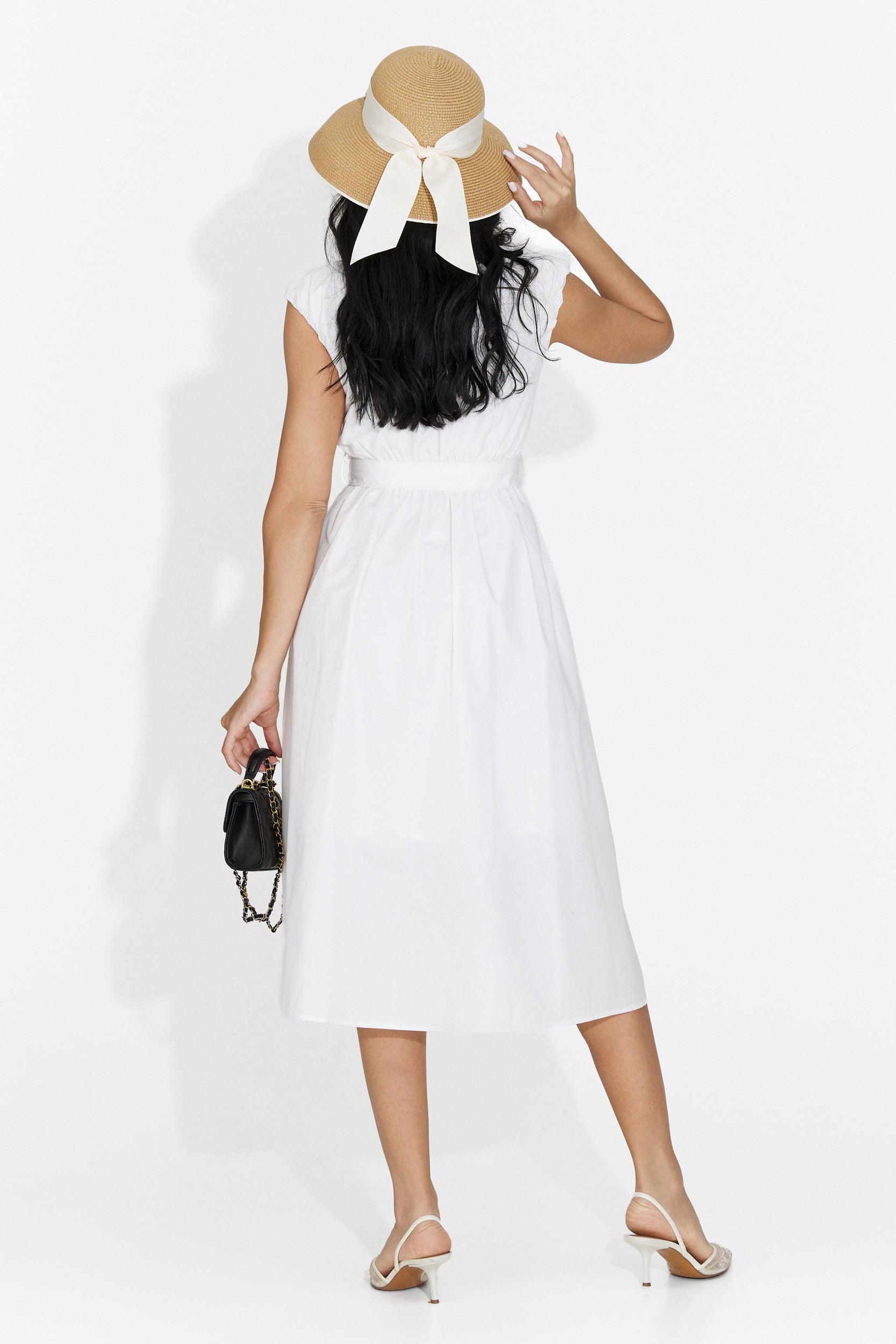 Rochie dama scurta alba Harleia Bogas