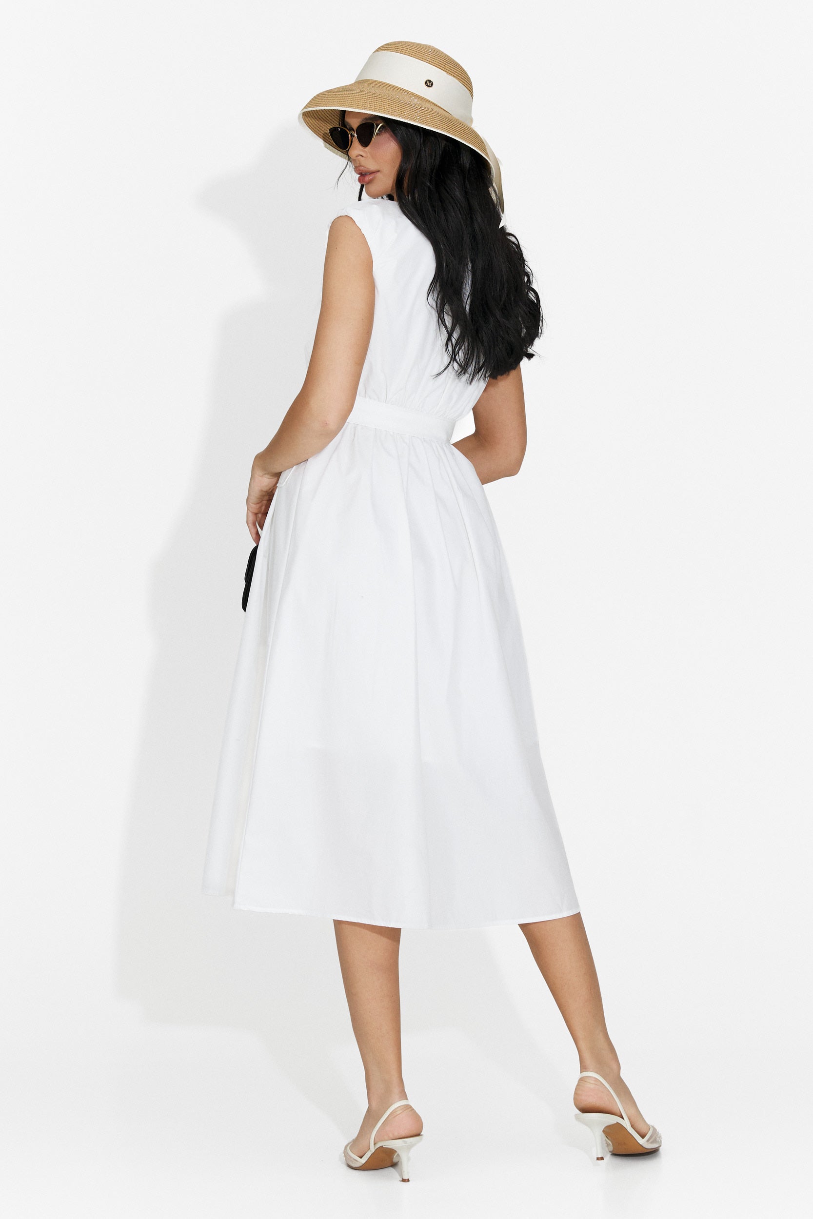 Rochie dama scurta alba Harleia Bogas