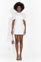 Short white women's dress Jimenia Bogas