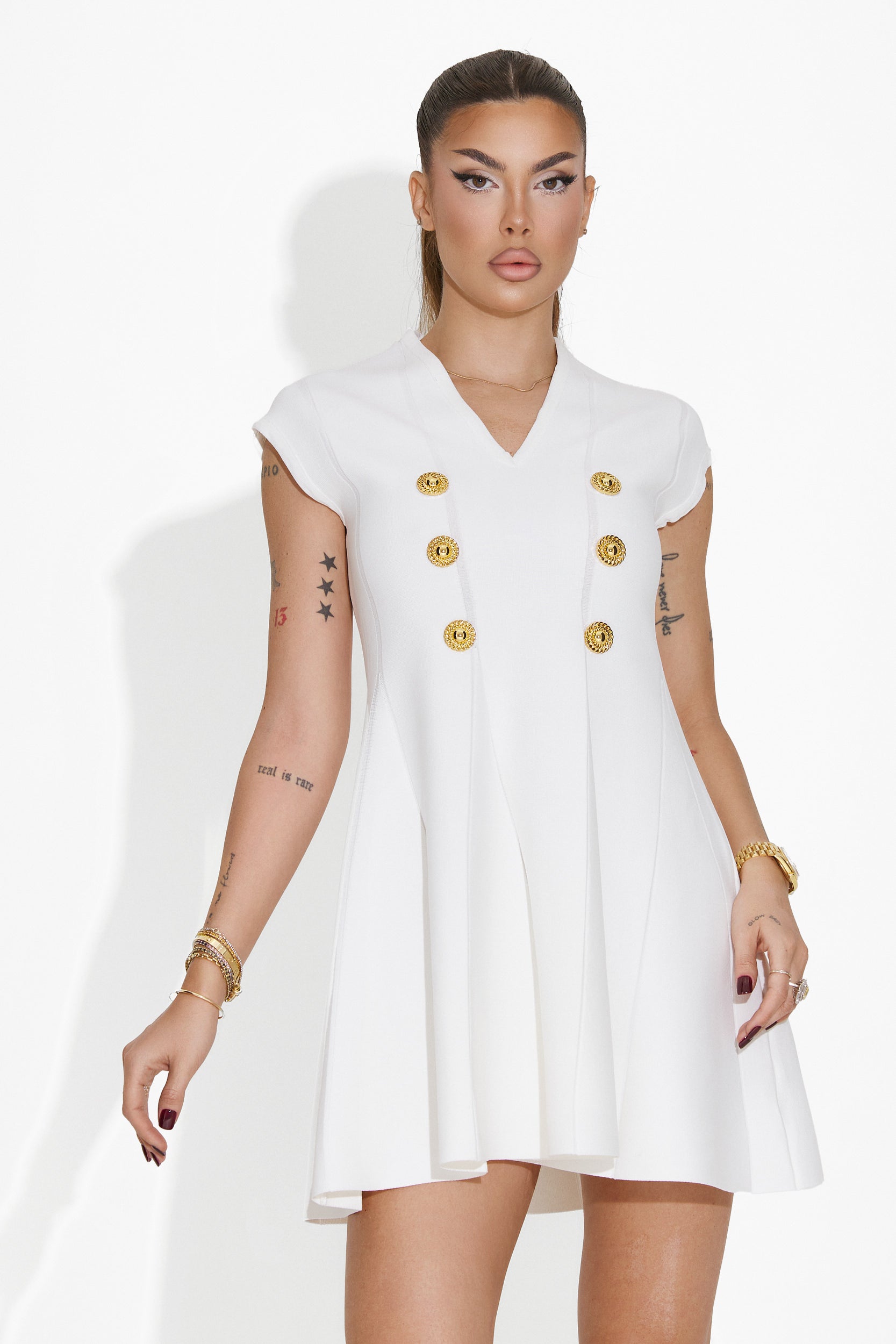 Roxy Rare Feeling-Vestito Allacciato da Donna, Canton, XS Roxy Rare Feeling-Vestito Allacciato da Donna, Canton, XS