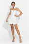 Krótka biała sukienka damska Metise Bogas
